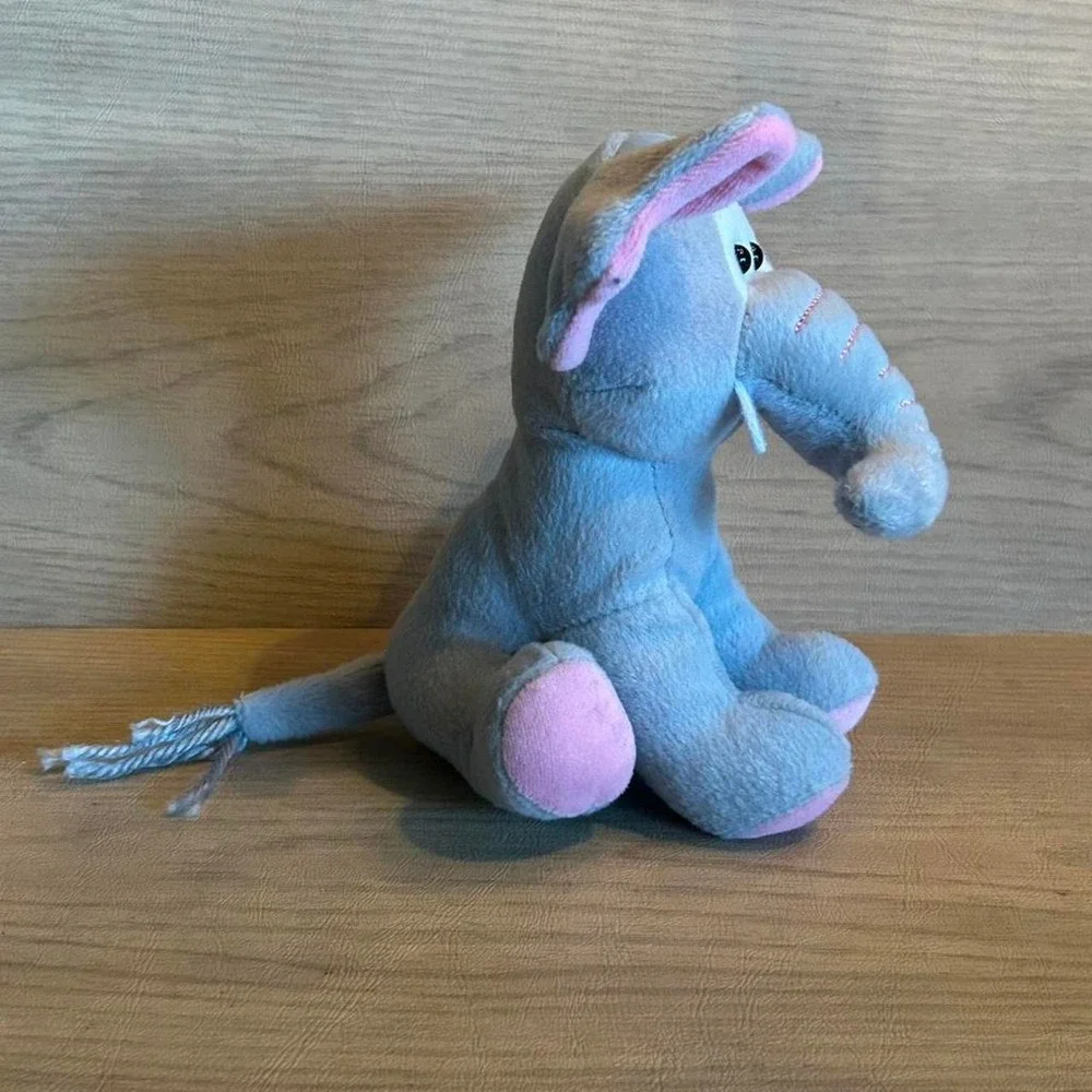 Gray Elephant Plush Stuffed Animal Measures about No tags (Just for you MegaToy)